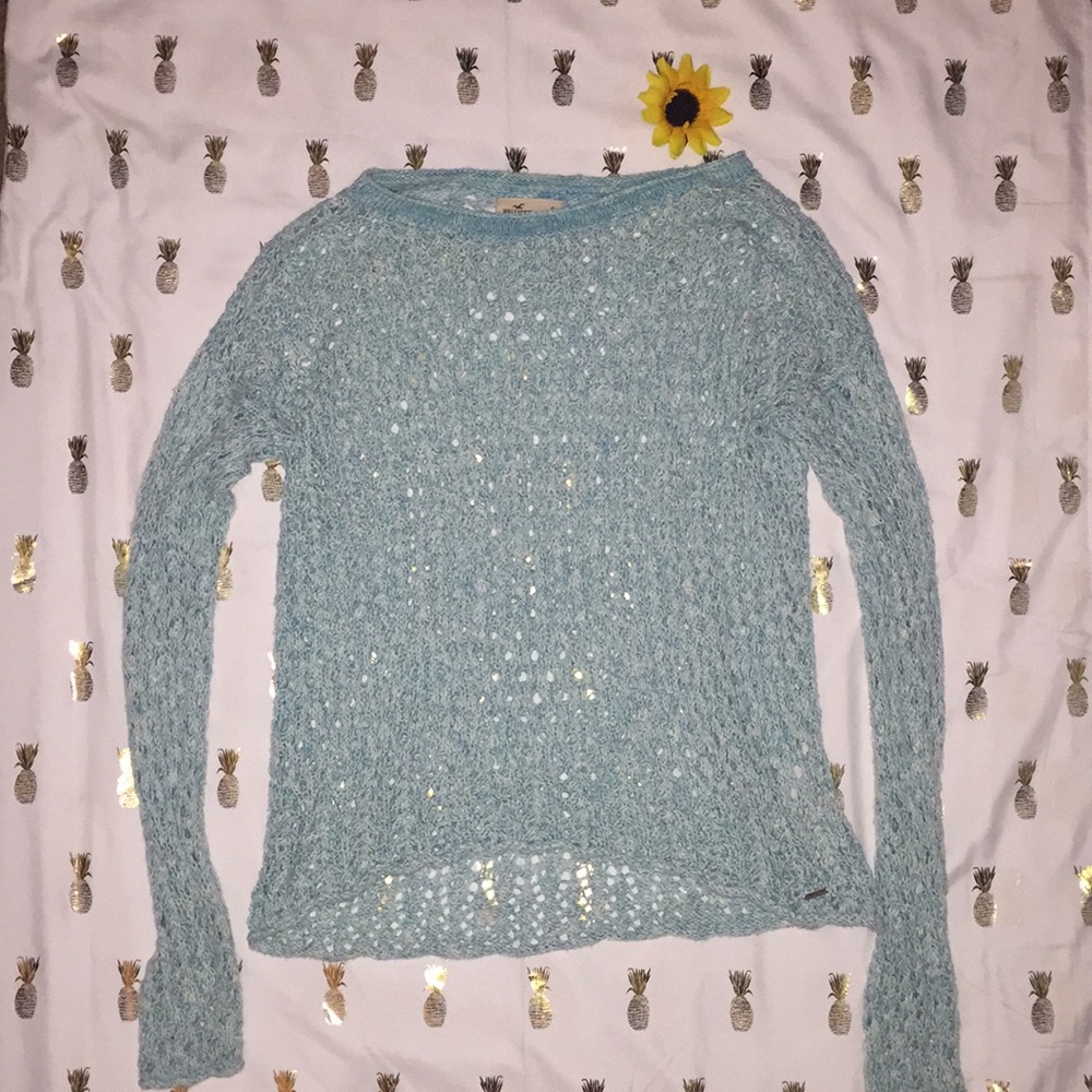 Hollister crochet sweater/top